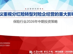 保险行业2026年中期投资策略建议重视分红险转型对险企经营的重大影响40页.pdf 