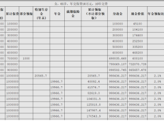 中国人寿恒盈人生年金保险利益演示表.xlsx