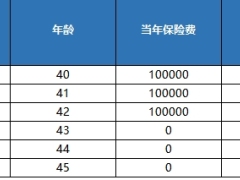 新华盈满鑫安悦版两全保险分红型累积生息交清增额利益表.xlsx 