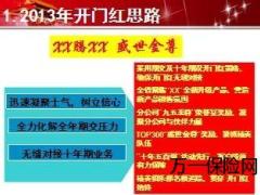 2013年保险开门红研讨工作汇报15页.ppt
