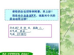 保险公司各部门晨会流程9页.ppt
