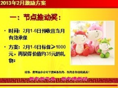 2013年开门红2月业务激励方案22页.ppt