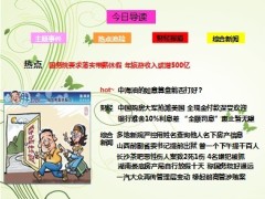 每日新闻早会资讯2013年2月19日早会使用16页.ppt