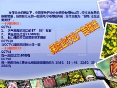 保险行业广告播出宣导12页.ppt