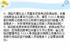 银保渠道客户经理招募甄选基本规范19页.ppt