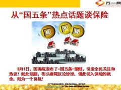 从房产国五条热点话题谈保险9页.ppt