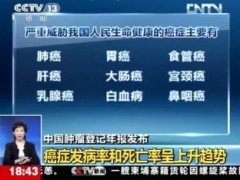 视频报告称全国每分钟6人确诊癌症地域分布明显.zip