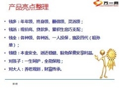 新华尊贵一生终身年金保险亮点及话术8页.ppt