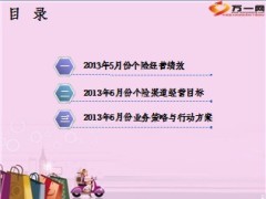 2013年5月份个险经营绩效6月份个险渠道经营目标行动方案24页.ppt