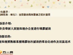 业务室的有效增募之初次面谈视频文字信息13页.ppt