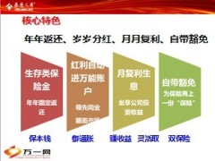 泰康人寿财富尊赢亮点分析17页.ppt