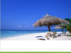 夏日海滩风景ppt模板2页.ppt