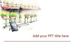 美丽花园PPT模板4页.ppt