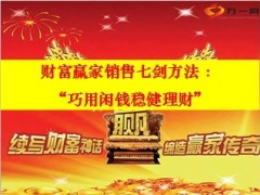 泰康财富赢家巧用闲钱稳健理财话术10页.ppt