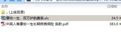 中英人寿康佑一生长期疾病保险条款费率.zip