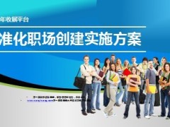 2014年收展平台标准化职场创建实施方案15页.ppt