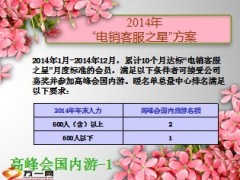 2014年电销客服之星方案8页.ppt