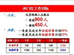 2014年1月开门红业务推动方案及计划分解27页.ppt
