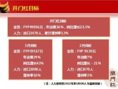 2014年开门红目标推动策略资源投入推动项目67页.ppt