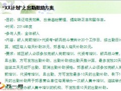 2014年出勤激励方案主管晋升激励方案5页.ppt