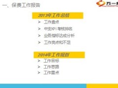 保费工作报告2013年工作总结2014年规划34页.ppt