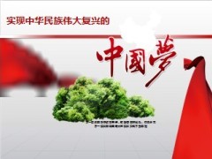 中国梦漂亮PPT模板22页.ppt