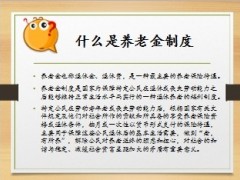 中国养老金制度改革趋势13页.ppt
