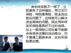 年终奖怎么花买保险重稳健13页.ppt
