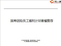 国寿团险员工福利计划套餐推荐9页.ppt