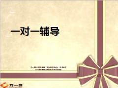 一对一辅导意义有点优点电销版26页.ppt