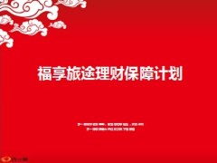 新华福享一生旅途无忧D组合保险宣导方案23页.ppt