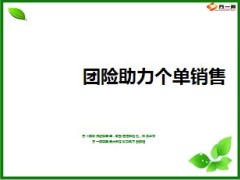 团险助力个单销售新华版28页.ppt