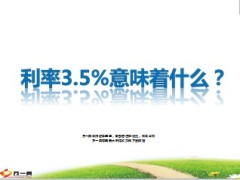 寿险费率改革浮动利率百分之三点五意味着什么15页.ppt