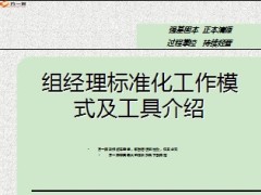 组经理标准化工作模式及工具介绍41页.ppt