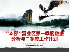 2014第一季度KPI数据分析二季度工作计划22页.ppt