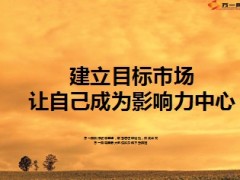 建立目标市场让自己成为影响力中心9页.ppt