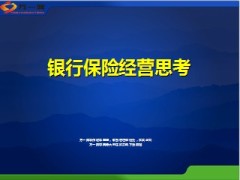 银行保险经营思考28页.ppt