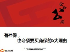 有社保也必须要买商保的5大理由7页.ppt
