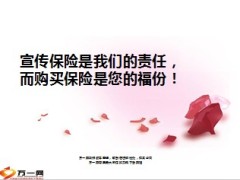 宣传保险是我们的责任购买保险是您的福份8页.ppt