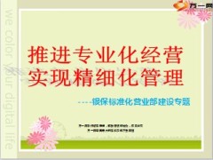 银保标准化营业部建设内涵搭建38页.ppt