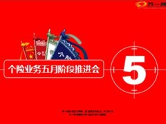 个险业务五月阶段推进会KPI分析27页.ppt