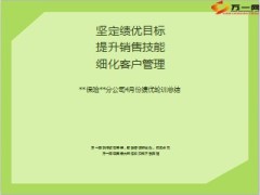 分公司2014年4月份绩优轮训总结17页.ppt