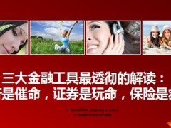 银行是催命证券是玩命保险是救命12页.ppt