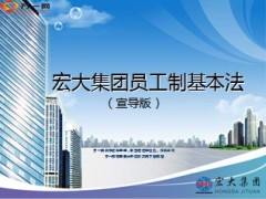 保险中介宏大集团员工制基本法79页.ppt