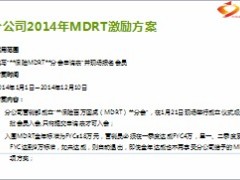 分公司2014年MDRT激励方案4页.ppt