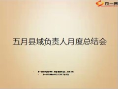 县域负责人月度总结会报告36页.ppt