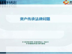 资产传承法律问题30页.ppt