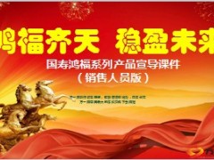 中国人寿鸿福系列产品形态亮点介绍42页.ppt
