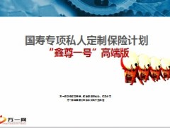 国寿私人定制保险鑫尊一号高端版介绍29页.ppt