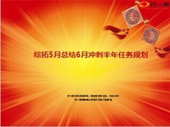 养老险公司综拓5月总结6月冲刺半年任务规划14页.ppt